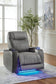 Sillón reclinable eléctrico Schooner Rocks con reposacabezas ajustable