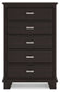Covetown  Panel Bed With Mirrored Dresser, Chest And Nightstand