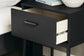Cama de plataforma Socalle con cómoda y mesita de noche