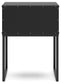 Socalle  Panel Headboard With Nightstand