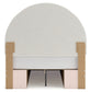 Cama tapizada con paneles y almacenamiento Wistenpine
