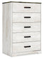 Shawburn  Panel Headboard With Dresser, Chest And Nightstand