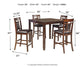 Juego de mesa de mostrador Bennox DRM (5 unidades)