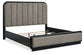 Cama tapizada con paneles y tocador con espejo Rowanbeck California