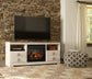 Mueble para TV LG Willowton con opción de chimenea