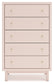 Wistenpine  Upholstered Panel Headboard With Mirrored Dresser, Chest And Nightstand