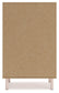 Wistenpine  Upholstered Panel Headboard With Mirrored Dresser, Chest And 2 Nightstands