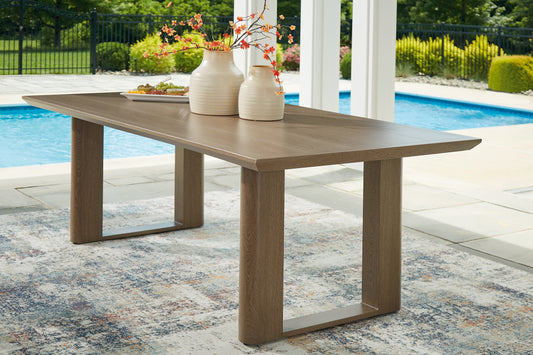 Mesa de comedor rectangular Serene Bay con UMB OPT