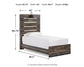 Cama con paneles Drystan y 4 cajones de almacenamiento
