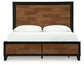 Cama con almacenamiento y paneles Kraeburn