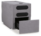 Seccional Modmax de 4 piezas con chaise longue y consola de audio