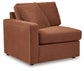 Seccional Modmax de 4 piezas con chaise longue y consola de almacenamiento