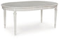 Mesa de comedor ovalada EXT de Montelaine