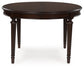 Mesa de comedor ovalada Lavinton EXT