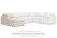 Chaise doble Modmax de 5 piezas con consolas de audio