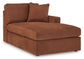 Chaise doble Modmax de 5 piezas con consolas de audio