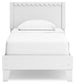 Hallityn  Panel Platform Bed With Nightstand