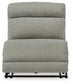 Colleyville - Seccional reclinable eléctrico de 5 piezas con chaise longue