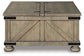 Mesa de cóctel Aldwin con almacenamiento