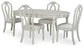 Mesa de comedor Montelaine y 4 sillas
