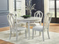 Mesa de comedor Montelaine y 4 sillas