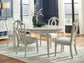Mesa de comedor Montelaine y 4 sillas