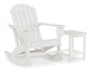 Silla de exterior Sundown Treasure con mesa auxiliar