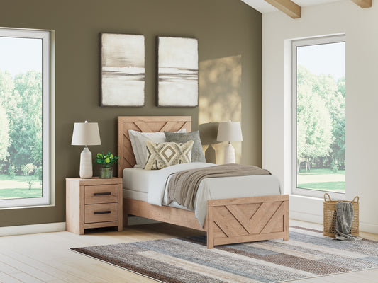 Cama con paneles Sanginlane