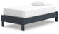 Cama de plataforma Simmenfort con mesita de noche