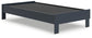 Cama de plataforma Simmenfort con mesita de noche
