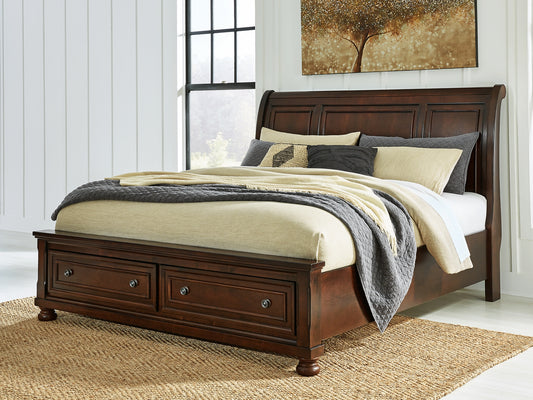 Cama tipo trineo con almacenamiento Porter California