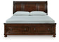 Cama con almacenamiento Porter Sleigh