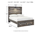 Cama con paneles Drystan y 2 cajones de almacenamiento