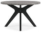 Mesa de comedor redonda Glinari