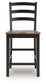 Mesa de comedor Wildenauer de altura de mostrador y 6 taburetes