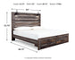 Cama con paneles Drystan y 2 cajones de almacenamiento