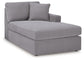Seccional Modmax de 4 piezas con chaise longue