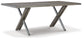 Mesa de comedor rectangular Krystanza