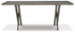 Mesa de comedor rectangular Krystanza