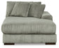 Seccional Lindyn de 3 piezas con chaise longue doble