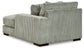 Seccional Lindyn de 3 piezas con chaise longue doble