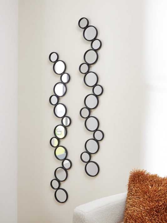 Juego de espejos decorativos Vinler (2 unidades)