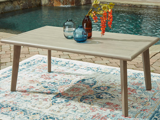 Mesa de comedor rectangular Cliff Trails con UMB OPT