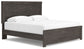 Cama con paneles Brinxton y tocador con espejo