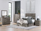 Cama con almacenamiento y paneles Graystorm