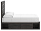 Cama con almacenamiento Hollivern Panel