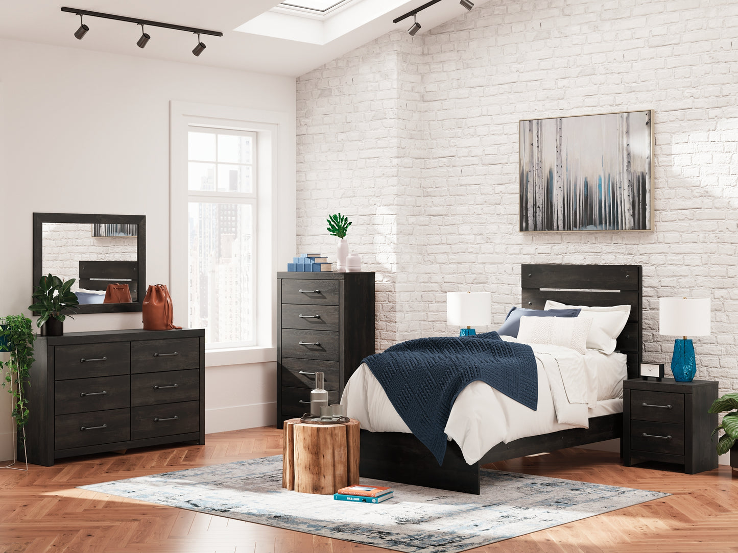 Cama con paneles Hollivern