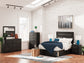Cama con almacenamiento Hollivern Panel