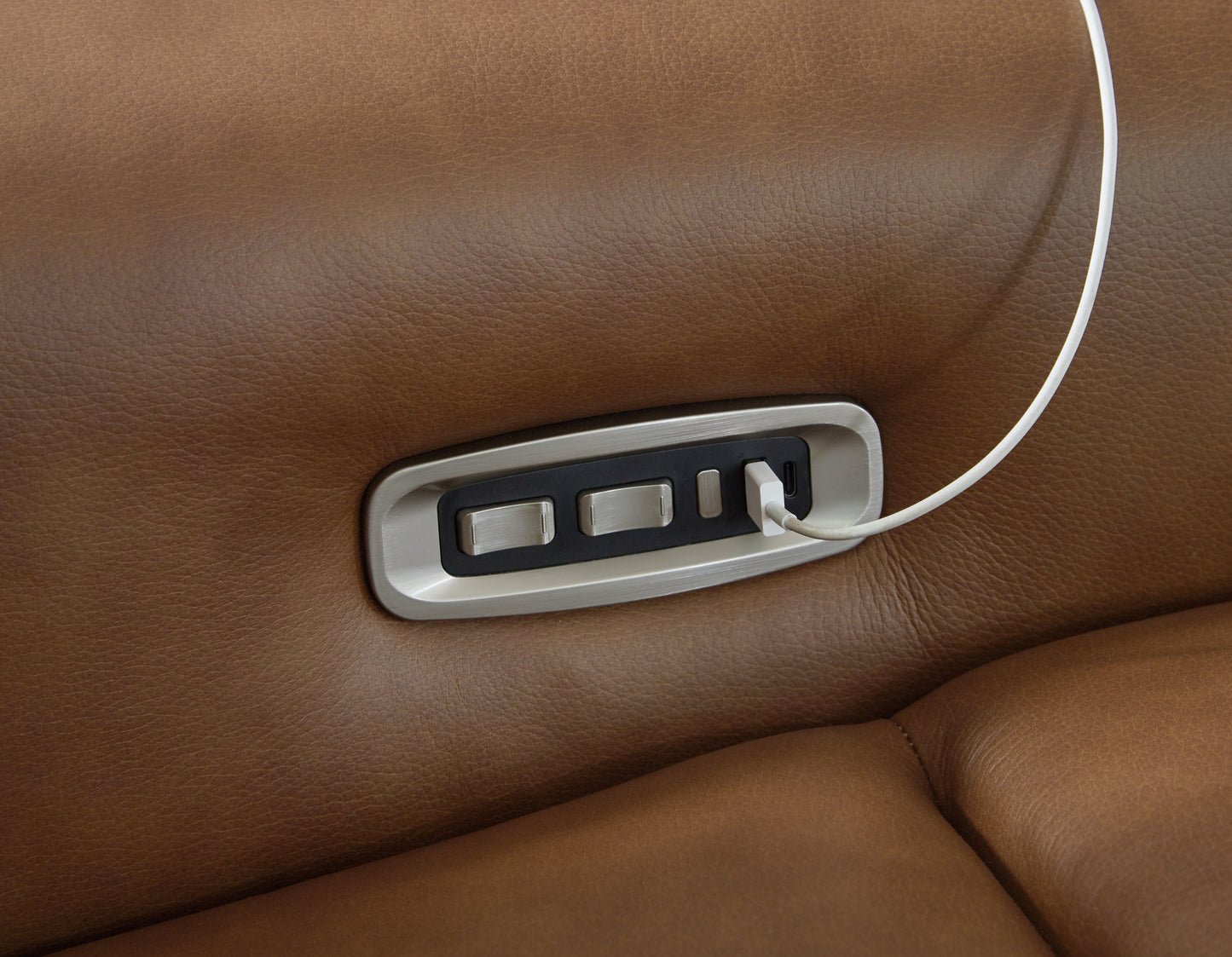 Seccional reclinable eléctrico Magic Man de 5 piezas