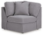 Seccional Modmax de 5 piezas con chaise longue